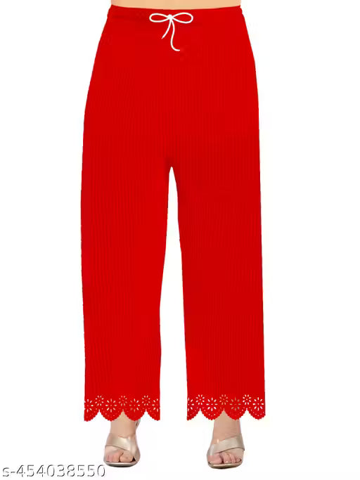 Pack Of 3 Rinkle Palazzo For Women