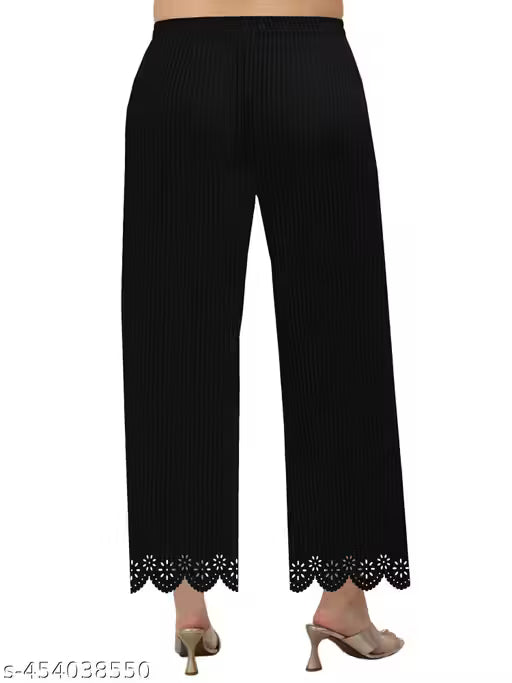 Pack Of 3 Rinkle Palazzo For Women